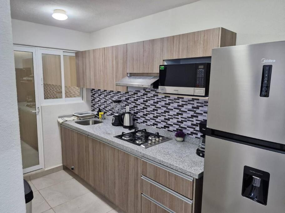 Depto. Con Club De Playa Apartment Acapulco Bagian luar foto